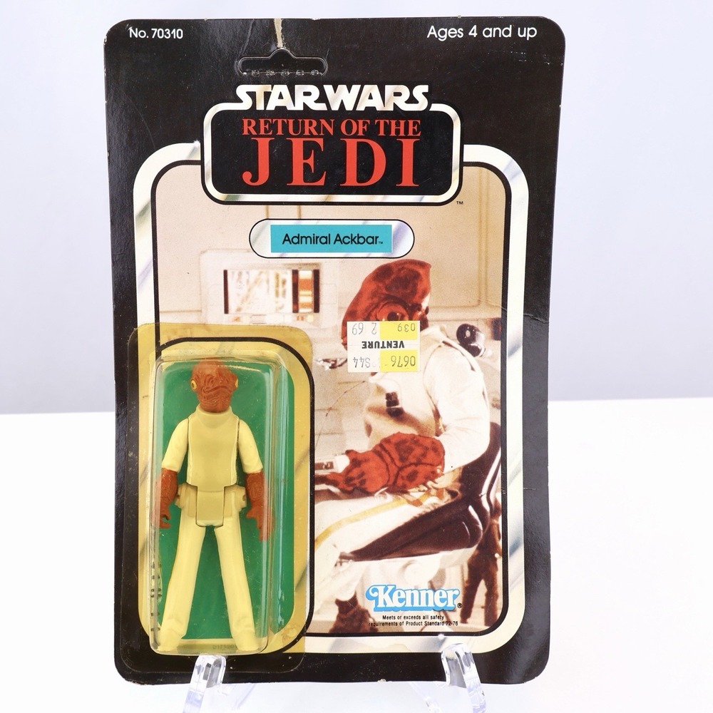 Vintage 1983 Kenner Star Wars Return of the Jedi Admiral Ackbar MOC Sealed ROTJ